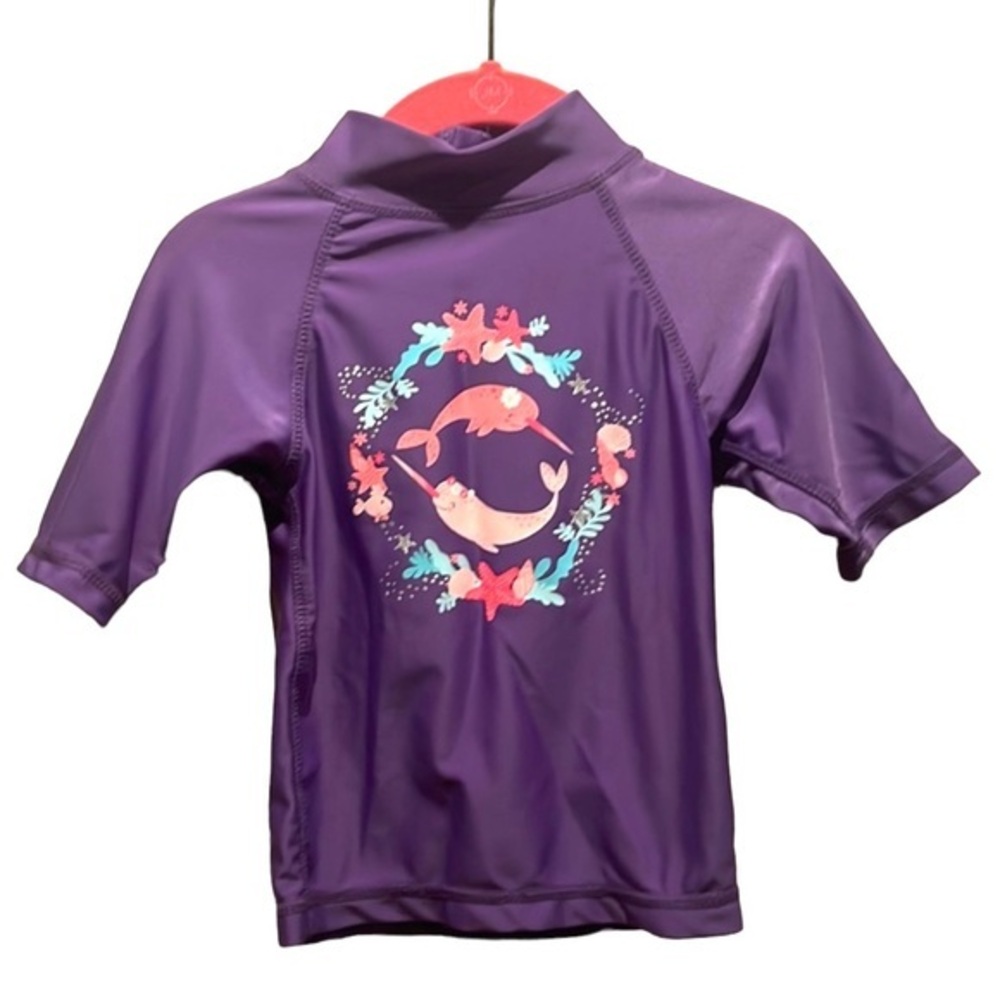 UV Skinz Girl’s Rashguard Rash Guard Swim Shirt Size 2T